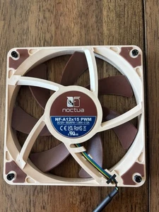 Nf-A12X15 PWM, Premium Quiet Slim Fan, 4-Pin (120X15Mm, Brown) - Afbeelding 1 van 2