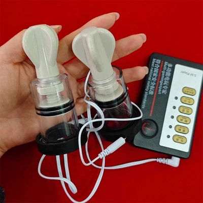Pompe Étaux Pour Tétons Mamelon Vacuum Stimulateur Jouets Sexuels SM Flirt Femme - Photo 1/4