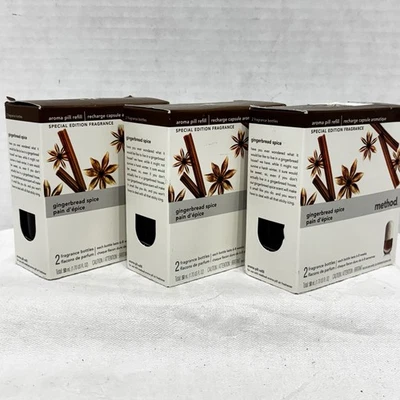 Set of 3 Method Aroma Pill Refill - NEW - Gingerbread Spice - Image 1 of 3