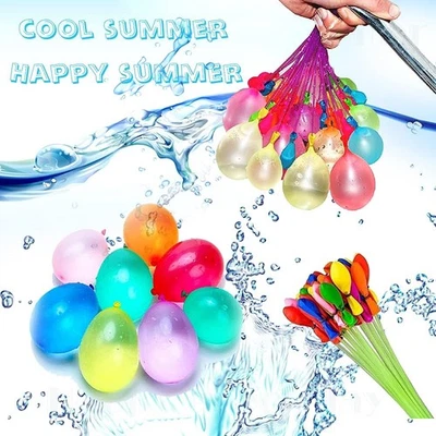 DDDNU168 6 Packs x 111 Self Sealing Water Balloons Outdoor Garden Play Party Fun Balloon