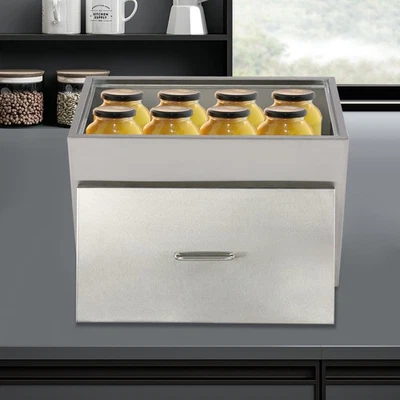 Boiling Water Bath Canner Stainless Steel Stove Top Canner Pot Canning Rack 50L - Image 1 of 4