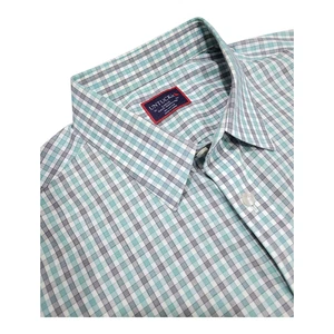 UNTUCKit Hemd Herren LARGE grün kariert Slim Fit faltenfrei Baumwolle TOP - Bild 1 von 6