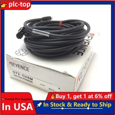 Keyence GT2-CH5M High-Accuracy Digital Contact Sensor Head Cable Straight, M8 5M - Image 1 of 4