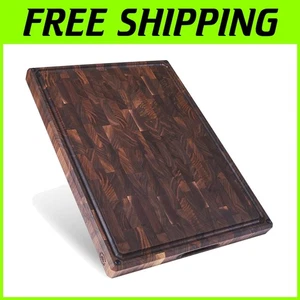 Tagliere multiuso in legno di noce con scanalatura per succo - Foto 1 di 10