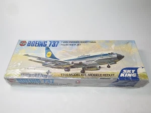 AIRFIX 1/144 Model Aircraft Kit Boeing 737 Lufthansa SEALED in Type 5 Box - Picture 1 of 2