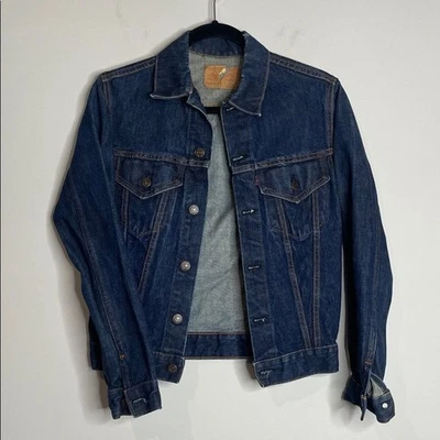 Chaqueta Vaquera Clásica Levi’s Vintage Juvenil Big E Talla 16 Lavado Oscuro Foto 1 de 4