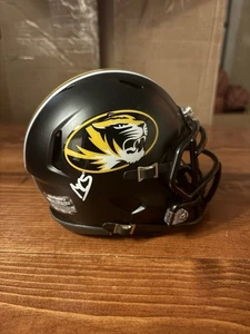Missouri Tigers Mookie Cooper Signed Black Mini Helmet JSA Certified - Bild 1 von 1
