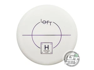 USED Loft Discs Alpha Solid Hydrogen 176g White Purple Foil Putter Golf Disc - Picture 1 of 2