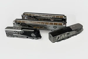 2002 Hawthorne Village NFL " The Oakland Raiders Locomotive" HO Model Train - Picture 1 of 24