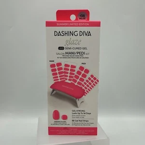 Dashing Diva SUMMER Limited Ed. Glaze LED Semi-Cure Mani/Pedi GZK20 Eye Candy - Picture 1 of 2