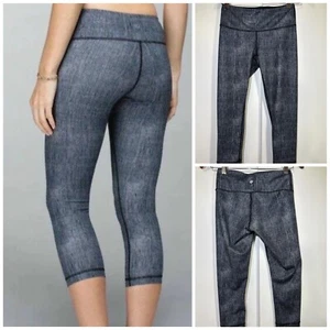 LULULEMON Wunder Under Women’s Luxtreme Cropped Leggings Size 4 - Picture 1 of 9