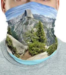 Neck Gaiter: HALF DOME Yosemite - Custom designed Face Mask. Protection & style! - Picture 1 of 3