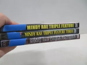 MINDY RAE---DVD 3 PACK---9 FULL LENGTH FEATURE FILMS! - Foto 1 di 4