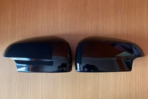 CUBIERTAS DE ESPEJO DE ALA NEGRA BRILLANTE SE ADAPTA JAGUAR XF XFR TIPO XJ XJ6 XJ8 XJR X358 - Imagen 1 de 7