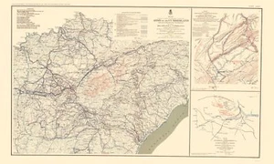 Mapa de la Guerra Civil - Operaciones de Campañas de Tennessee Virginia - Bien 1895 - 23 x 38,24 - Imagen 1 de 20
