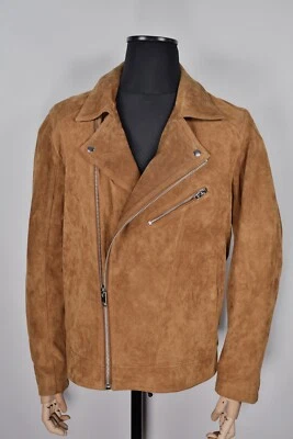 Jack & Jones Jordane Biker Jacket Leather Brown Men's size XL - Image 1 of 4