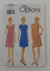 Vogue 1996 Easy Options Sewing Pattern #9489 Petite Dress Size 8-10-12 Uncut  - Picture 1 of 2