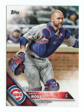EX- 2016 Topps 441 David Ross   Chicago Cubs Card