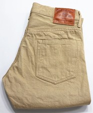 Oni Denim ONI-612-KHBE 12oz Khaki Beige Denim Trousers W29 Unused