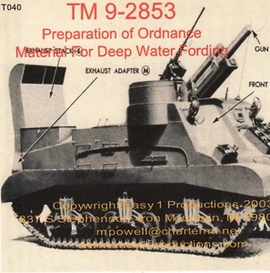 T040 TM 9-2853 Deep Water Fording Equipment, US and UK, Easy 1 Productions - Picture 1 of 7