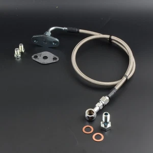 27.5" Oil Feed Line For TOYOTA 1JZ-GTE w/ Garrett T67-25G TD06SH-25G TD07S-25G - Foto 1 di 4