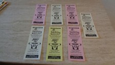 Lot of 7 Different 2001-02 Pizza Hut Buffalo Sabres Fantasy Hockey Night Tickets