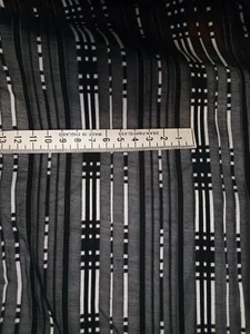 Stunning Sheer Evening Fabric. Black & White 200 X 137cm - Picture 1 of 2