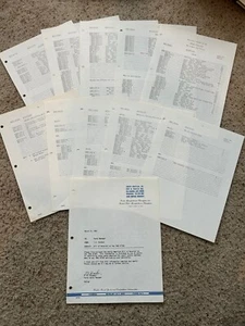 1967 Shelby American, Bill of materials on the 1966 GT350 - Picture 1 of 2
