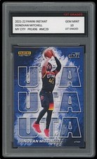 DONOVAN MITCHELL 2021-22 PANINI INSTANT MY CITY 1ST GRADED 10 CARD #MC29 JAZZ