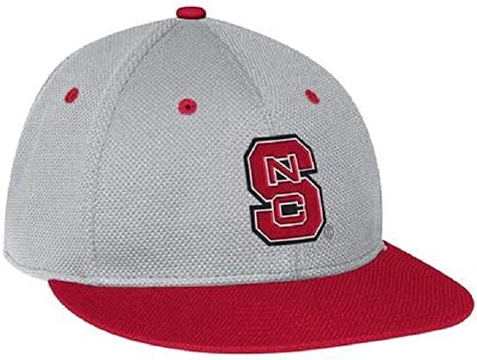 Adidas North Carolina State Mesh Flat Bill Fitted Hat  - Image 1 of 1