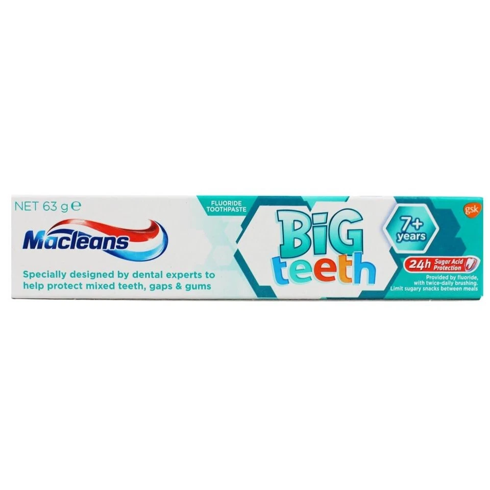 MACLEANS BIG TEETH TOOTHPASTE 63gm x1 (age 7+) - image 1 of 1