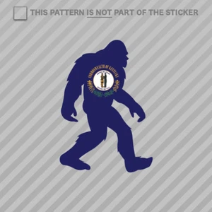 Kentucky Bigfoot Sticker Self Adhesive Vinyl KY big foot sasquatch yeti - Foto 1 di 1