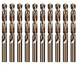 HSS Cobalt Drill Bit Set M35 Jobber 7/64" Metalworking Twist Drill Bit-10Pcs - Picture 1 of 7