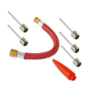 1Set Inflating Needle Kits Needle Hose Sports Ball Basketball Football Tire Tube - Picture 1 of 8