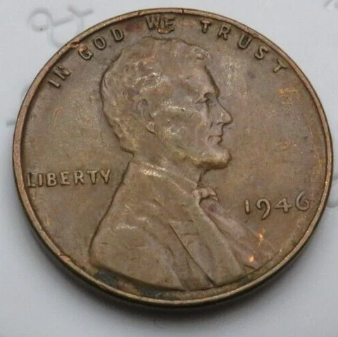 RARE 1946 Double DIE E ERROR in liberty Wheat Penny Cover