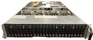 Supermicro 210U-10 X10DRU-i+ / 2x Xeon E5-2678 v3 / 196GB RAM / NO HDD / (4327) - Picture 1 of 7