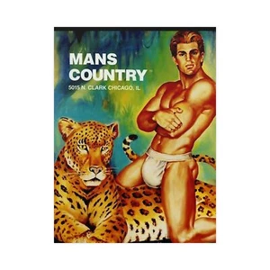 ETIENNE Mans Country Chicago Gay Bathhouse Matte Poster Physique Pictorial - Picture 1 of 7