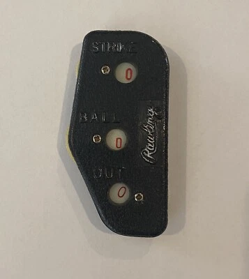 Contador de mano de colección Rawlings de árbitro de béisbol conteo de lanzamientos y salidas - ¡Juega a la pelota! - ⚾️ Foto 1 de 3