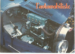 L'AUTOMOBILISTE 10 1968 MASCOTTES BOUCHONS DE RADIATEURS MARCEL VIOLET BUGATTI - Imagen 1 de 2
