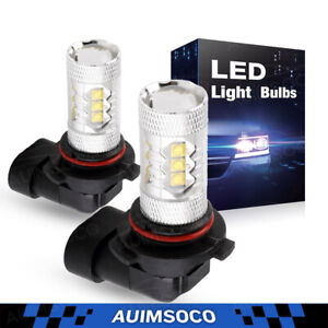 9145 H10 9140 6500K White LED Fog Light Bulbs For Ford F150 F250 F350 Super Duty