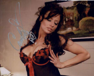 Candice Michelle signed WWE 8x10 photo W/Certificate Autographed 12