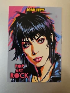 Joan Jett Custom Card - Pop Art Rock - Picture 1 of 2