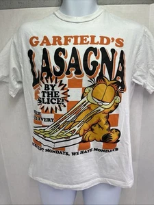 Garfield T Shirt Herren Weiß Gildan Größe M - Bild 1 von 4