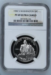1982 S Modern Commemorative George Washington 250th Anni of Birth NGC PF-69 UC - Picture 1 of 2