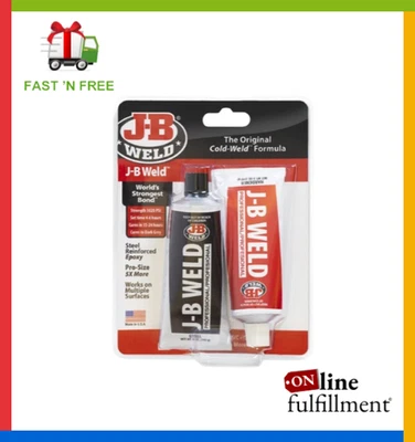 ⭐️ 1X J-B WELD 8281/8280 TAMANHO INDUSTRIAL 10 OZ TOTAL! ✅ FRETE GRÁTIS EM 2 DIAS!!! - Imagem 1 de 3