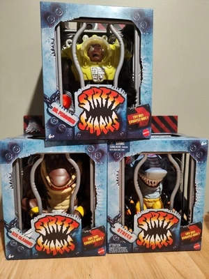 Mattel Street Sharks 30 Aniversario Lote de 3 Dr. Paranoid, Streex, Big Slammu Foto 1 de 4