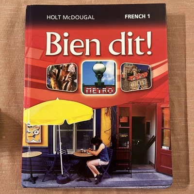 BIEN DIT! - TEACHER EDITION (French 1, 1A, 1B)  (2013, Holt McDougal) - Image 1 of 4