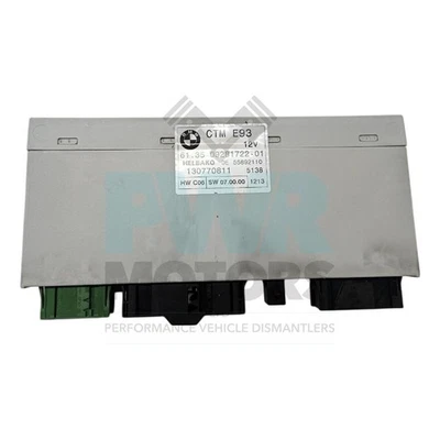 Modulo comando tetto BMW E93 M3 Cabrio ECU 9281722 - Immagine 1 di 4