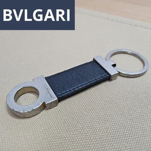 BVLGARI Leather Keyring Authentic - Picture 1 of 5