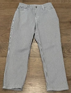 Pantalone donna a righe blu e bianco taglia 6 Style & co - Foto 1 di 8